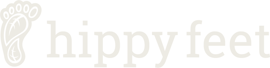 Cream Hippy Feet Logo